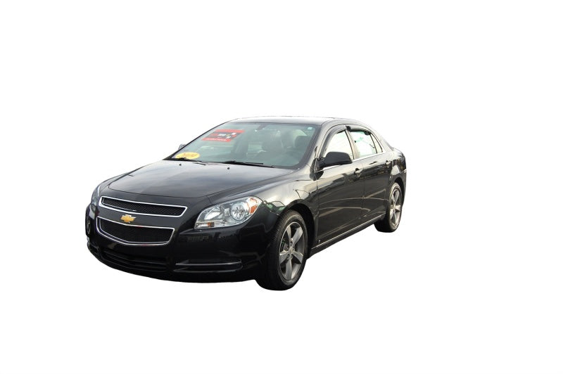 AVS 08-12 Chevy Malibu Ventvisor Outside Mount Window Deflectors 4pc - Smoke - Burkken Auto Parts