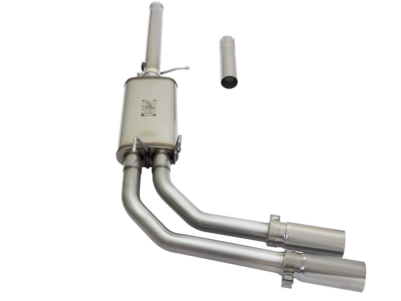 aFe Rebel Series CB 3in Middle Side Exit SS Exht w/Polish Tips 09-16 Chevy Silverado/GMC Sierra 1500 - Burkken Auto Parts