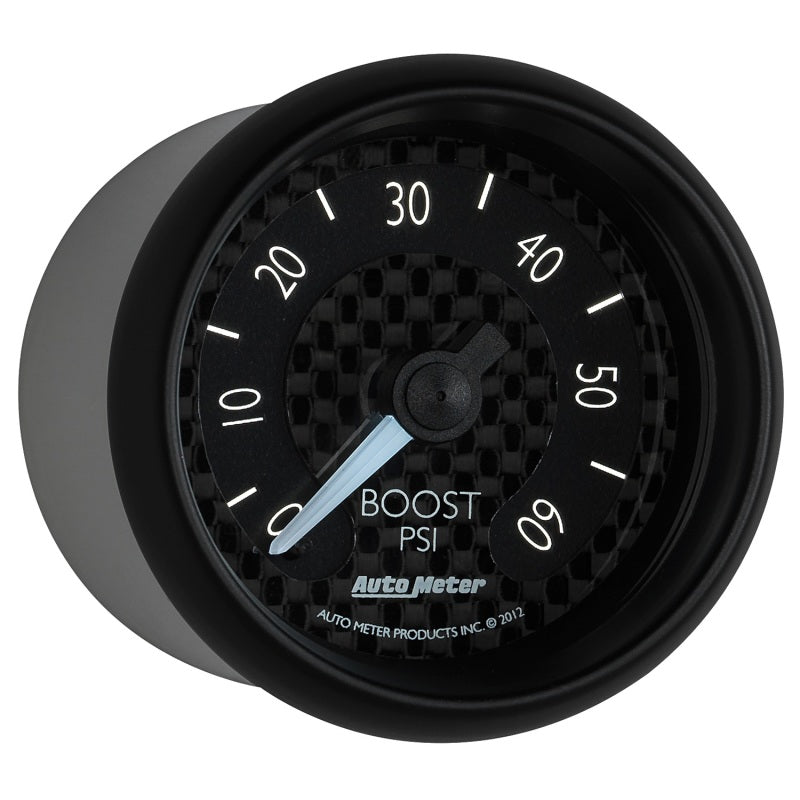 Autometer GT Series 52mm Mechanical 0-60 psi Boost Gauge - Burkken Auto Parts