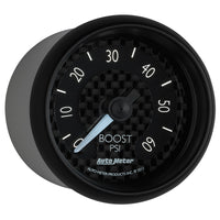 Autometer GT Series 52mm Mechanical 0-60 psi Boost Gauge - Burkken Auto Parts
