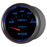 Autometer Cobalt 66mm 100-250 Degree F Electric Water Temperature Gauge - Burkken Auto Parts