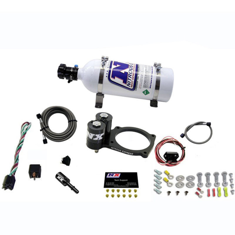 Nitrous Express Dodge Hellcat/Demon Nitrous Plate Kit w/5lb Bottle - Burkken Auto Parts