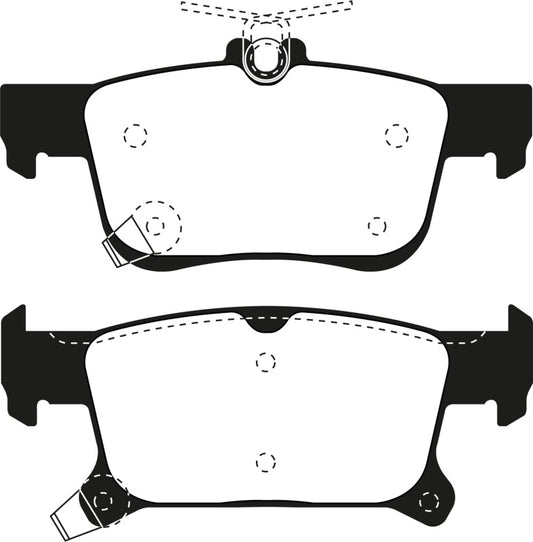 EBC 2016+ Buick Envision 2.0L Turbo Greenstuff Rear Brake Pads - Burkken Auto Parts