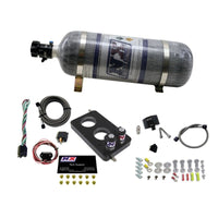 Nitrous Express 05-10 Ford Mustang 4.6L 3 Valve Nitrous Plate Kit (50-150HP) w/12lb Bottle - Burkken Auto Parts