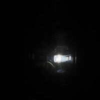 AlphaRex 87-96 Ford Bronco/F-150 Luxx-Series LED Tail Lights - Alpha-Black - Burkken Auto Parts