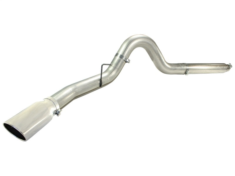 aFe MACHForce XP 5in DPF-Back Stainless Steel Exh Sys, polished tip,Ford Diesel Trucks 08-10 V8-6.4L - Burkken Auto Parts