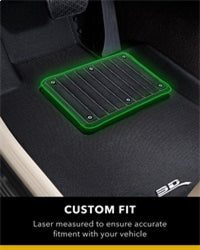 3D MAXpider Friction Ex-Plus 10.4in x 7.8in Heel Pad w/ Hardware - Burkken Auto Parts