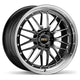 BBS LM 20x12 5x130 ET72 CB71.6 Diamond Black Wheel w/ Diamond Cut Machined Lip