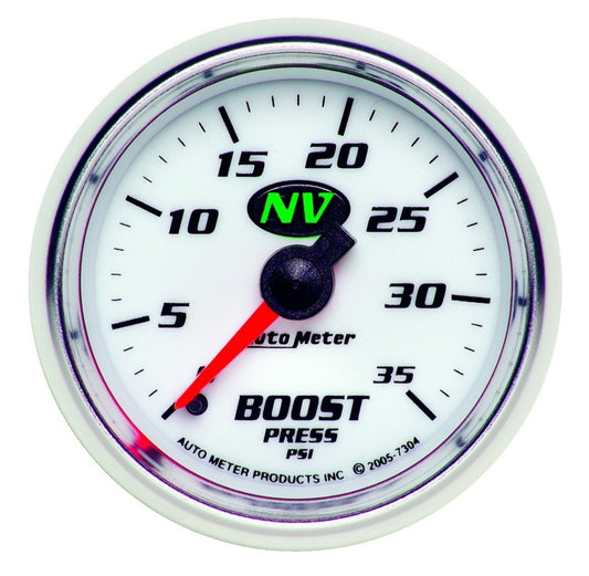 Autometer NV 52mm 0-35 PSI Boost Mechanical Gauge - Burkken Auto Parts