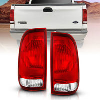 ANZO 1997-2003 Ford F-150 Taillight Red/Clear Lens (OE Replacement) - Burkken Auto Parts