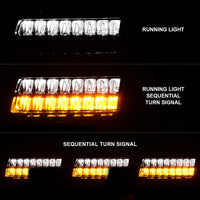 ANZO 2018-2021 Jeep Wrangler LED Side Markers Chrome Housing Smoke Lens w/ Seq. Signal Sport Bulb - Burkken Auto Parts