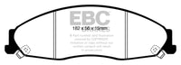 EBC 05-08 Pontiac Grand Prix 5.3 Redstuff Front Brake Pads - Burkken Auto Parts