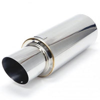 BLOX Racing 3 inch Universal Street Muffler - Turndown Tip - Burkken Auto Parts
