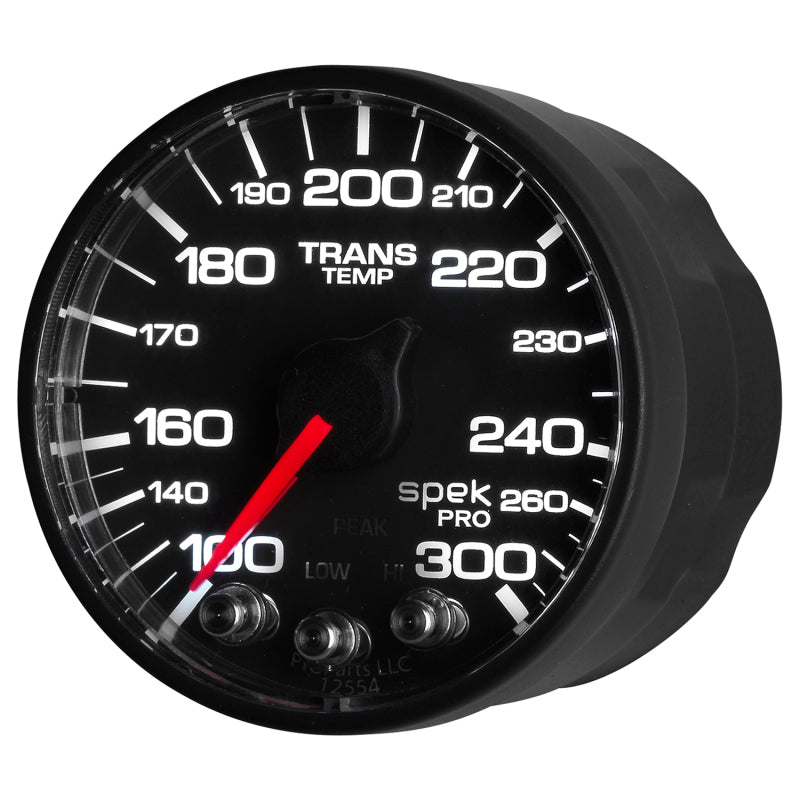 Autometer Spek-Pro 52.4mm 100-300 Deg F Digital Stepper Motor Trans Temp Gauge - Burkken Auto Parts