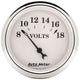 AutoMeter Gauge Voltmeter 2-1/16in. 18V Elec Old Tyme White - Burkken Auto Parts