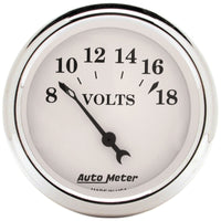 Autometer Old Tyme White 5 Piece Kit (MPH/FUEL/OILP/WTMP/BAT) 59-60 Chevy Car Direct-Fit Dash Kit - Burkken Auto Parts