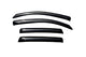 AVS 07-12 Dodge Caliber Ventvisor Outside Mount Window Deflectors 4pc - Smoke - Burkken Auto Parts