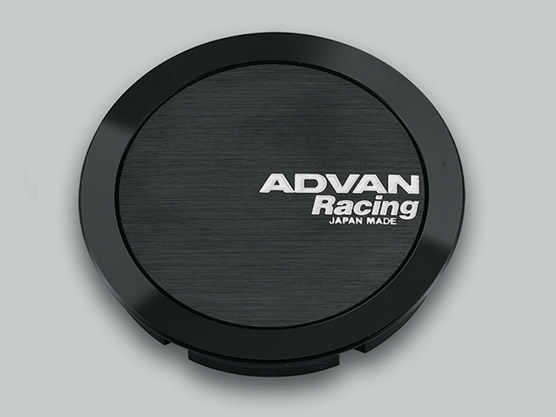 Advan Full Flat 63mm Centercap - Black - Burkken Auto Parts