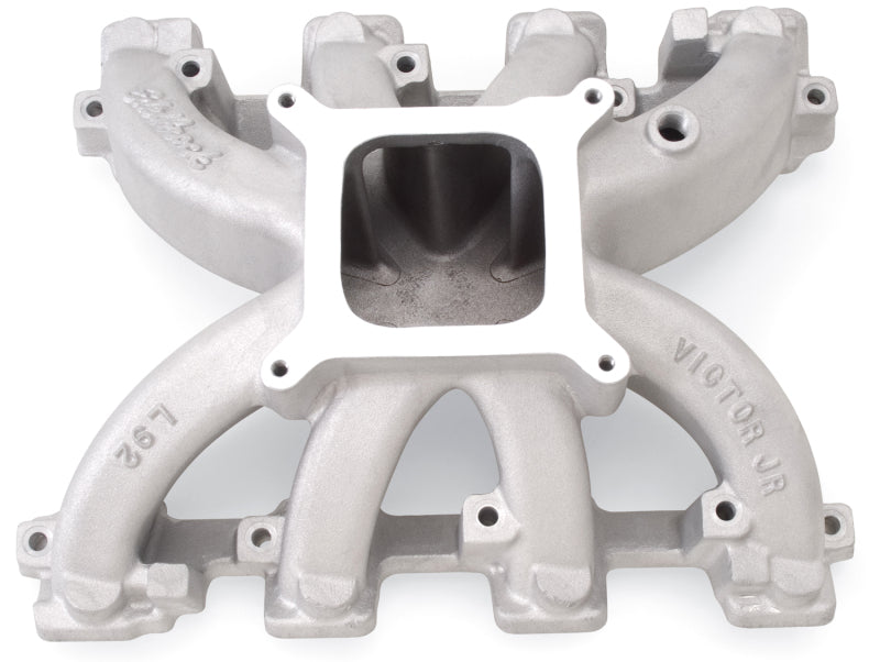 Edelbrock Manifold Victor Jr GM Gen IV* L92 Carbureted Applications (*Corrected-Mc) - Burkken Auto Parts