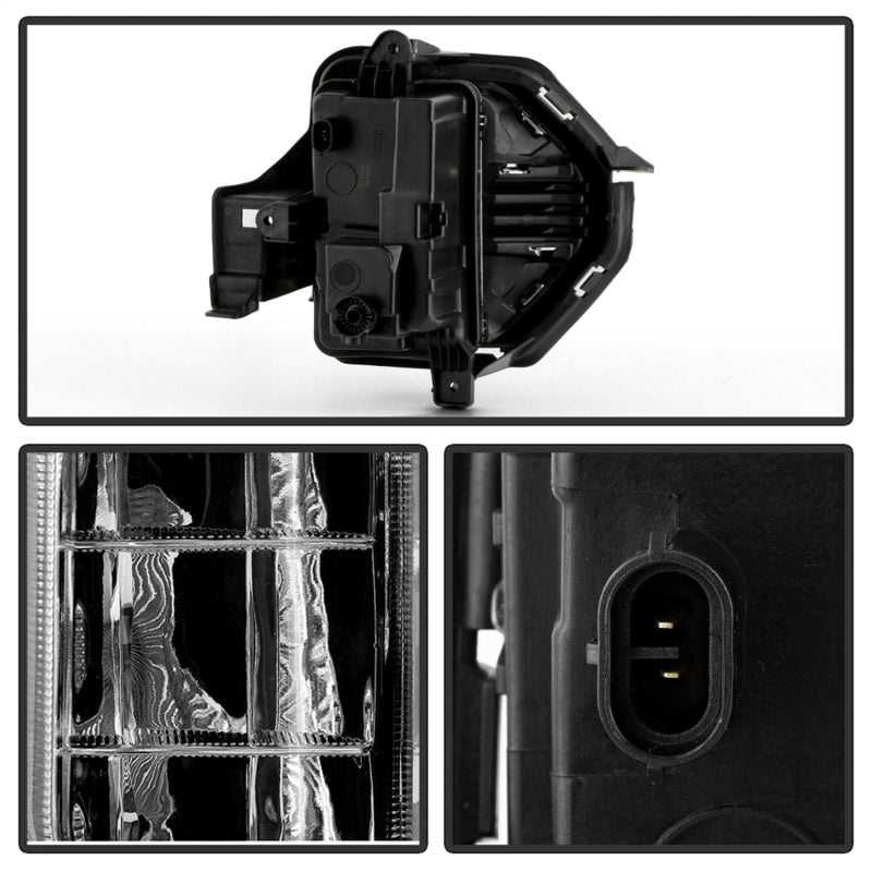 Spyder 21-22 GMC Canyon OEM LED Fog Lights w/Switch - Clear (FL-GCAN21-LED-C)