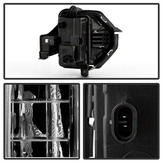 Spyder 21-22 GMC Canyon OEM LED Fog Lights w/Switch - Clear (FL-GCAN21-LED-C)