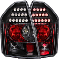 ANZO 2005-2007 Chrysler 300C LED Taillights Black - Burkken Auto Parts