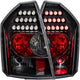 ANZO 2005-2007 Chrysler 300C LED Taillights Black - Burkken Auto Parts