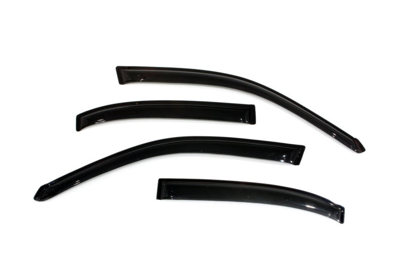 AVS 01-05 Honda Civic Ventvisor Outside Mount Window Deflectors 4pc - Smoke - Burkken Auto Parts