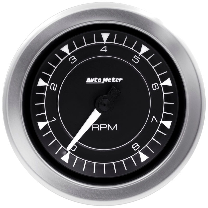 Autometer Chrono 3-3/8in 10k RPM In Dash Tachometer Gauge - Burkken Auto Parts