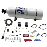 Nitrous Express All Ford EFI Single Nozzle Nitrous Kit (35-150HP) w/15lb Bottle - Burkken Auto Parts