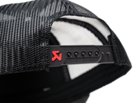 Akrapovic Logo Trucker Cap - Ash Grey / Black Mesh - Burkken Auto Parts