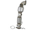 aFe Power Twisted Steel SS304 Downpipe 2.5in w/Cat 17-18 Hyundai Elantra L4-1.6L (t) - Burkken Auto Parts