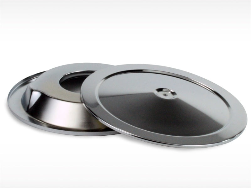 aFe MagnumFLOW Air Filters Round Racing A/F Chrome Top & Base 14 w/7/8 Drop - Burkken Auto Parts