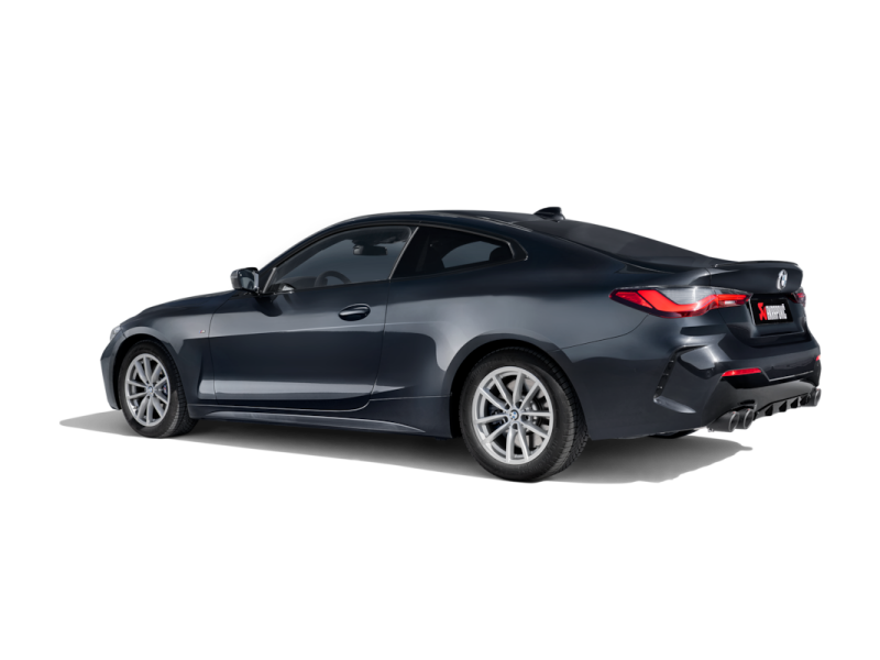 Akrapovic 2022 BMW M440i (G22, G23) Slip-On Line (Titanium) (Requires BMW Part #18308686640) - Burkken Auto Parts