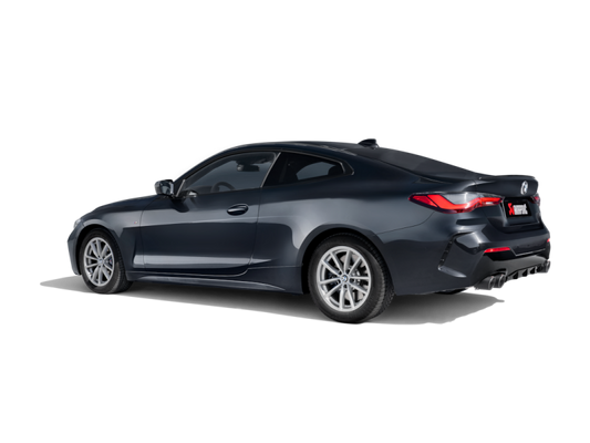 Akrapovic 2022 BMW M440i (G22, G23) Slip-On Line (Titanium) (Requires BMW Part #18308686640) - Burkken Auto Parts