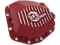 aFe 20-23 Jeep Gladiator JT (Dana M220) Pro Series Rear Differential Cover Red w/ Machined Fins - Burkken Auto Parts