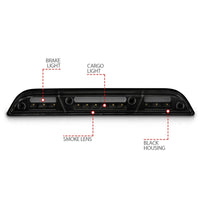 ANZO 15-20 Ford F-150 - F-450 LED Third Brake Light - Black Housing/Smoke Lens - Burkken Auto Parts