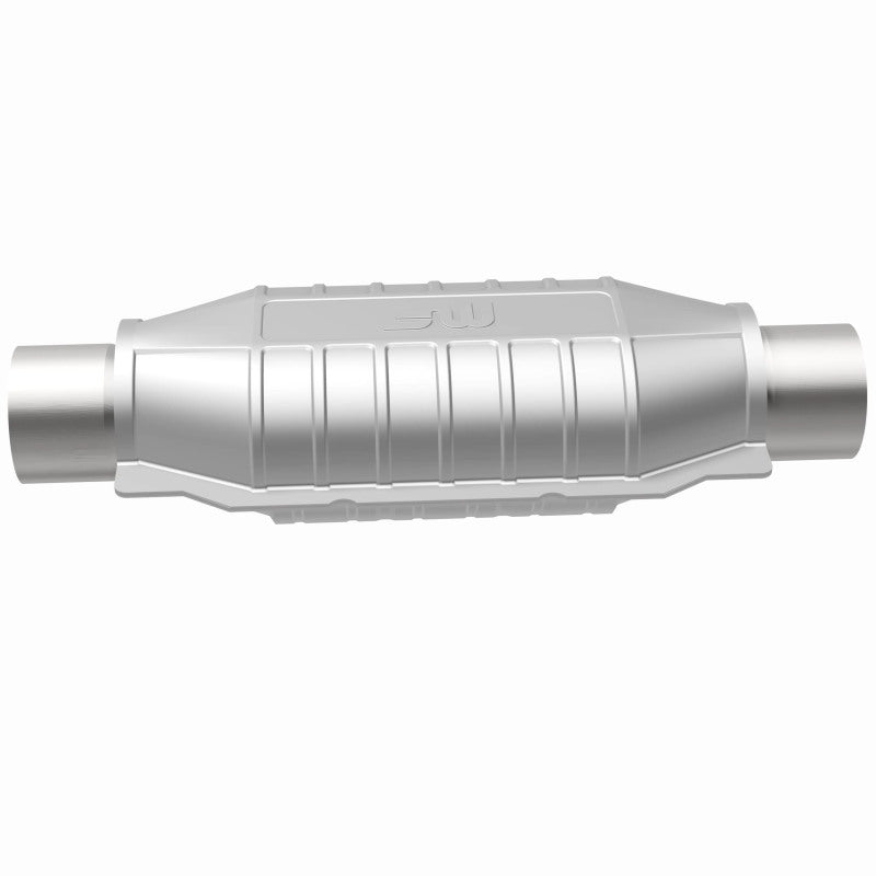 MagnaFlow Conv Univ 2.25in Inlet/Outlet Center/Center Oval Rear (California) - Burkken Auto Parts