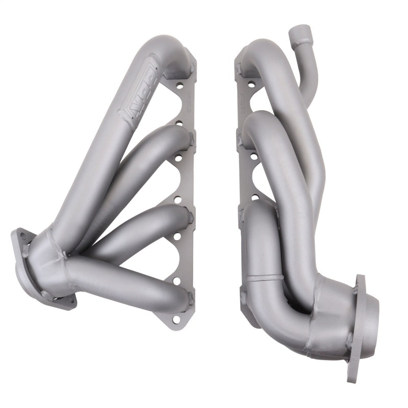 BBK 87-95 Ford F150 Truck 5.8 351 Shorty Unequal Length Exhaust Headers - 1-5/8 Titanium Ceramic - Burkken Auto Parts