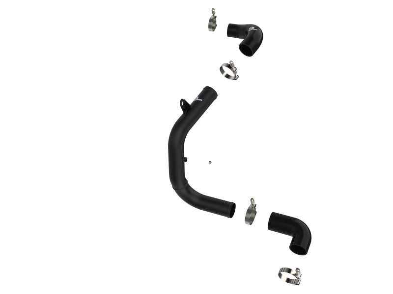 aFe Bladerunner 2.5in Aluminum Tube Hot Charge Pipe Black 2Volkswagen  22-23 GTI (MKVIII) L4-2.0L (t - Burkken Auto Parts