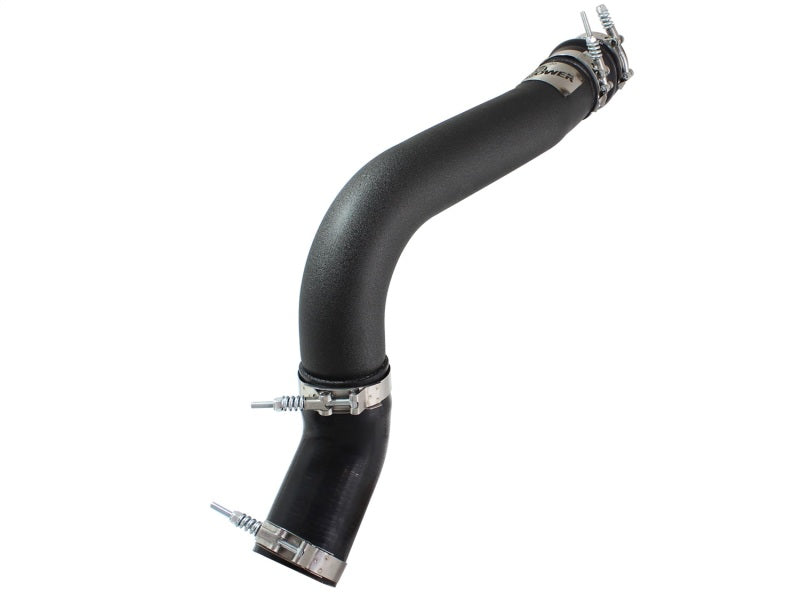 aFe BladeRunner 3in Black Intercooler Tube Hot Side w/ Couplings & Clamps 13-14 Dodge RAM 6.7L (td) - Burkken Auto Parts