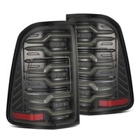 AlphaRex 19-21 Dodge Ram 1500 Luxx-Series LED Tail Lights Alpha-Black w/Activ Light/Seq Signal - Burkken Auto Parts