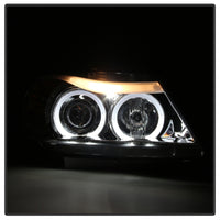 Spyder BMW E90 3-Series 06-08 (4 dr) Proj LED Halo Amber Reflctr Rplc Bulb Smke PRO-YD-BMWE9005-AM-S - Burkken Auto Parts