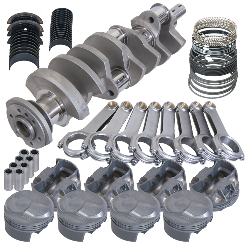Eagle Chevy 454 4.250in Crank 6.385in H-Beam 43cc Dome 4.280in Pistons Balanced Assembly - Burkken Auto Parts