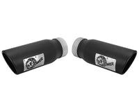 aFe MACHForce-XP 3.5in 409 Stainless Steel Exhaust Tip 3.5in x 4.5in Out x 12in L Clamp-On - Burkken Auto Parts