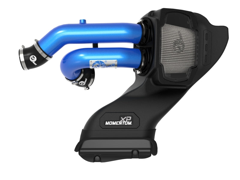 aFe 21-22 Ford F-150 Raptor V6-3.5L(tt) Momentum XP Cold Air Intake System Blue w/ Pro Dry S Filter - Burkken Auto Parts