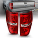 ANZO 2009-2014 Ford F-150 Euro Taillight Red/Clear (W/O Bulb) - Burkken Auto Parts
