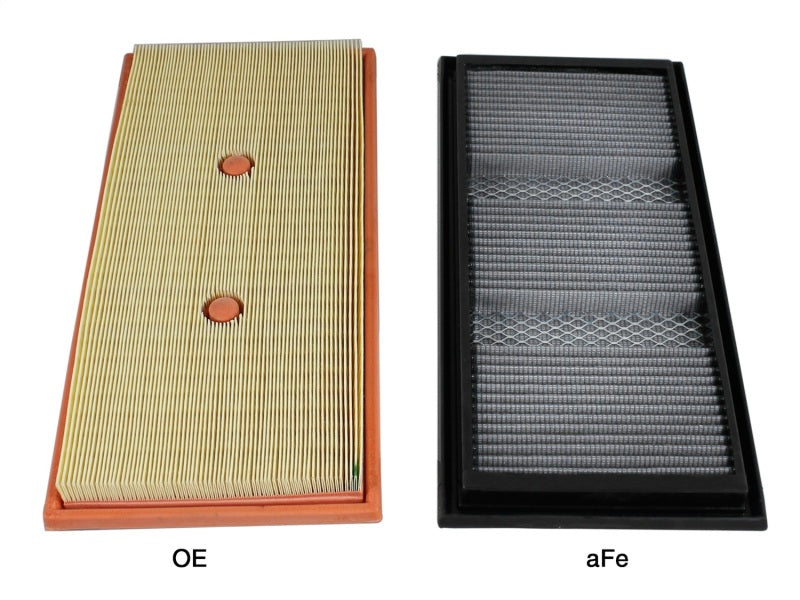 aFe MagnumFLOW OEM Replacement Air Filter Pro DRY S 12-14 Mercedes-Benz C/E/ML-Class V6 3.5L - Burkken Auto Parts
