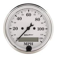 Autometer Old Tyme White 5 Piece Kit (MPH/FUEL/OILP/WTMP/BAT) 59-60 Chevy Car Direct-Fit Dash Kit - Burkken Auto Parts