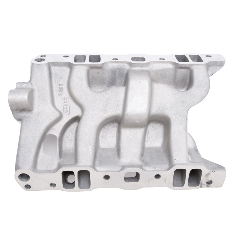 Edelbrock Performer Pontiac Polished Manifold - Burkken Auto Parts